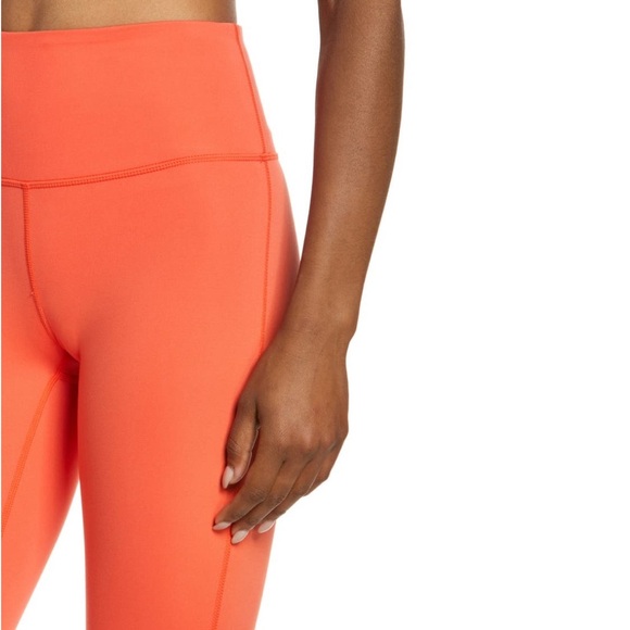 Zella Studio Lite Crop Leggings Red Firelight Size XS NWT - Picture 4 of 7